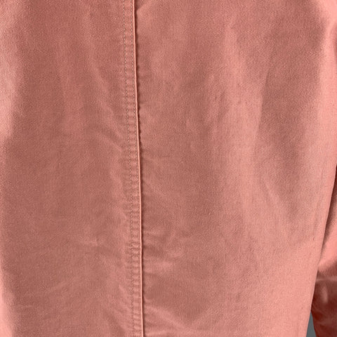 LE MONT ST.MICHEL Size 48 Orange Sorbet Cotton Jacket