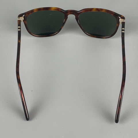 PERSOL Brown Tortoise Acetate Sunglasses