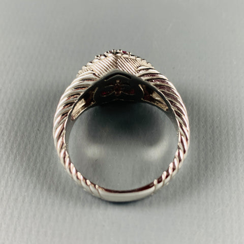 JUDITH RIPKA Sterling Silver Heart Ring