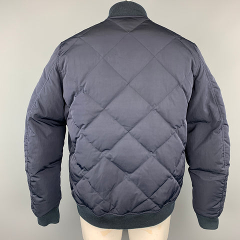 PAUL SMITH JEANS Taille XXL Marine Matelassé Polyester / Nylon Bomber Jacket