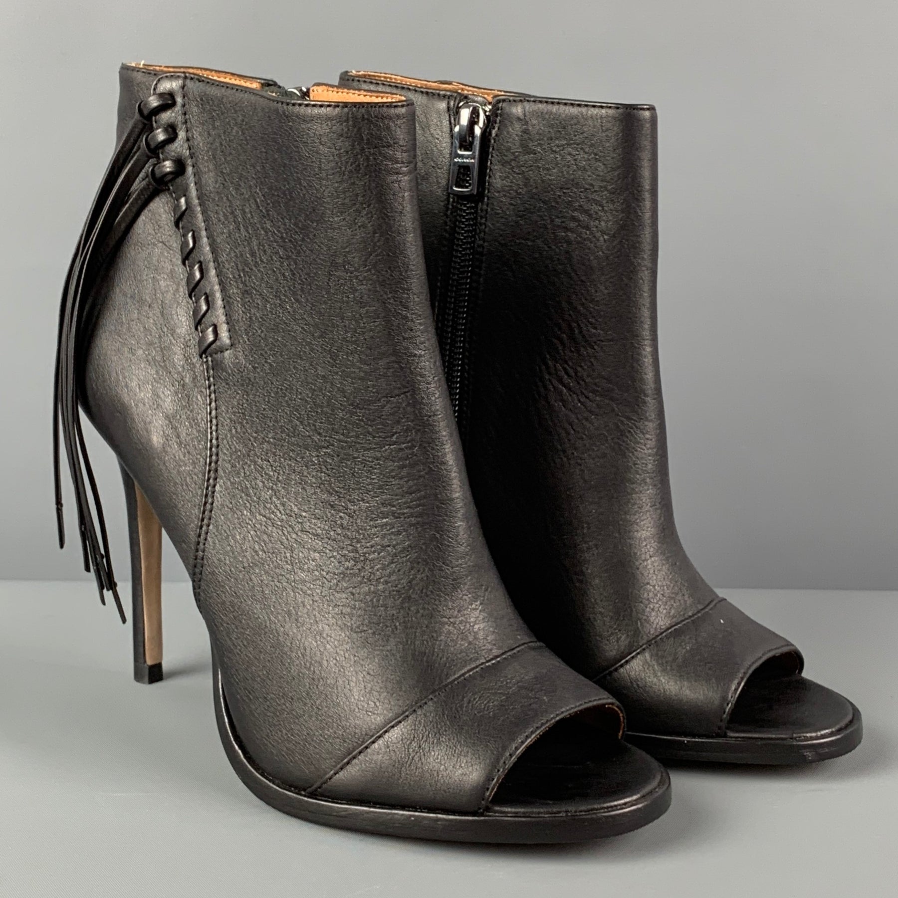 Coach peep toe store booties