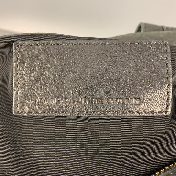 ALEXANDER WANG Black Wrinkled Leather Handbag