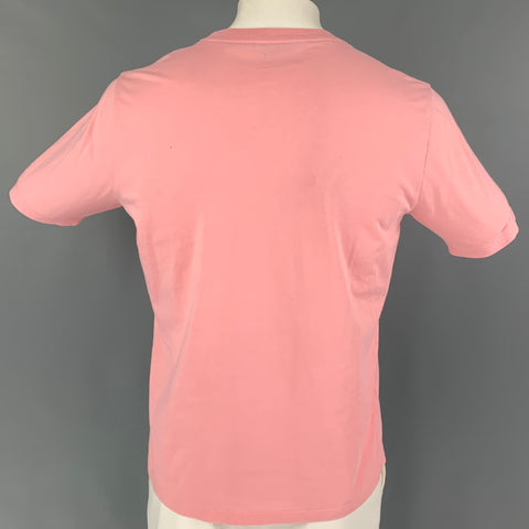 PS by PAUL SMITH Size L Pink Black Graphic Cotton Crew-Neck T-shirt