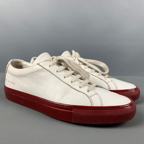 COMMON PROJECTS Size 7 White Sneakers