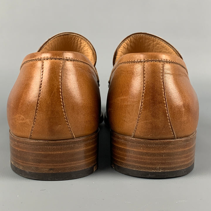 GRAVATI  for WILKES BASHFORD Size 8 Tan Leather Slip On Loafers