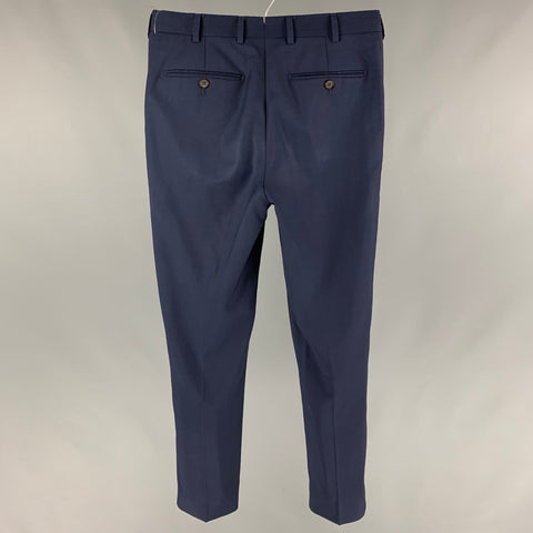 SUIT SUPPLY Size 28 Navy Wool Flat Front Dress Pants