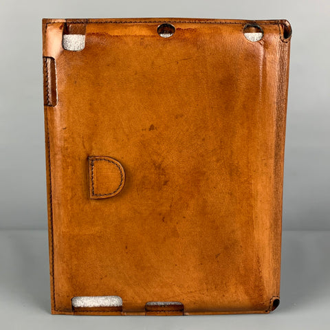 RESTORATION HARDWARE Étui iPad en cuir beige
