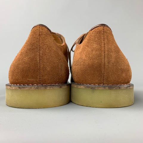 PS by PAUL SMITH Size 8 Tan Suede Rubber Sole Lace Up Shoes