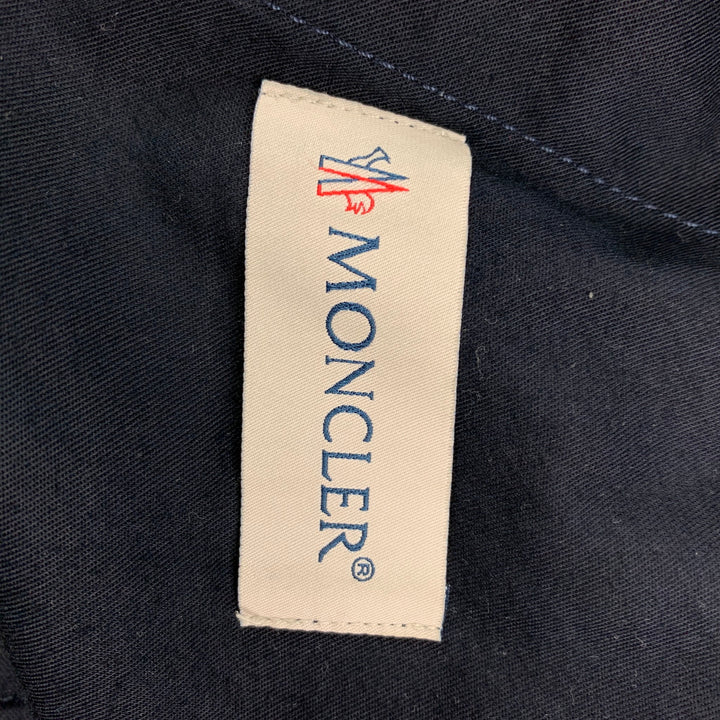 MONCLER Size 30 Blue Navy Cotton Drawstring Casual Pants