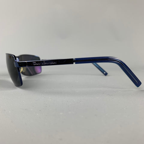 TORINO LAMBORGHINI Navy Metal Sunglasses