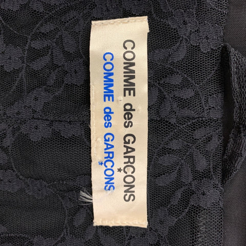 COMME des GARCONS Taille L Black See Through Jacket Blazer