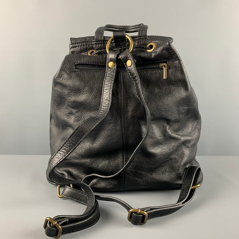 LAVORAZIONE ARTIGIANA Black Leather Backpack Handbag – Sui Generis Designer Consignment