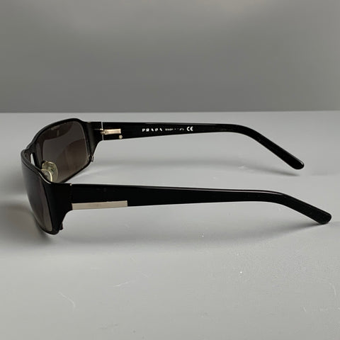 PRADA Black Metal Sunglasses & Eyewear