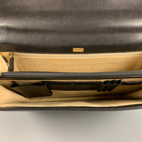 BALLY Black Leather Briefcase Bags