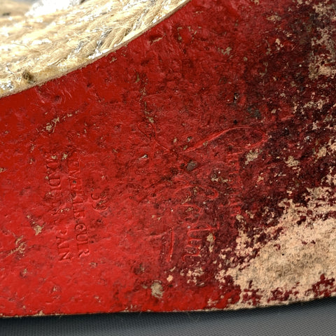 CHRISTIAN LOUBOUTIN Taille 9 Mules compensées en tissu argenté métallisé