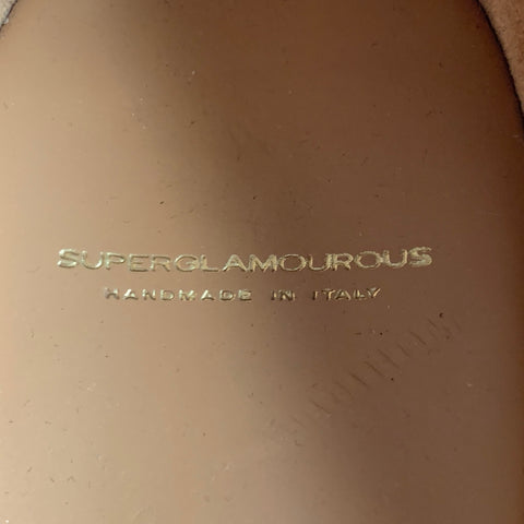 SUPERGLAMOUROUS Size 10 Burgundy Velvet Bow Loafers