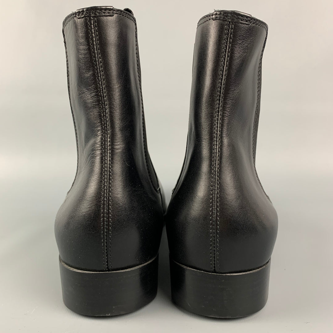 MARC JACOBS Size 11 Black Leather Chelsea Boots