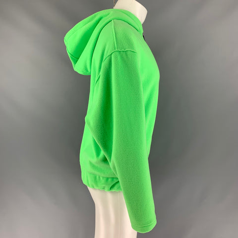 HARRIS WHARF LONDON Size 12 Green Polyester Textured Jacket (Outdoor)