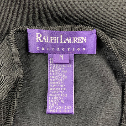 Collection RALPH LAUREN Taille M T-Shirt Rayonne Noir