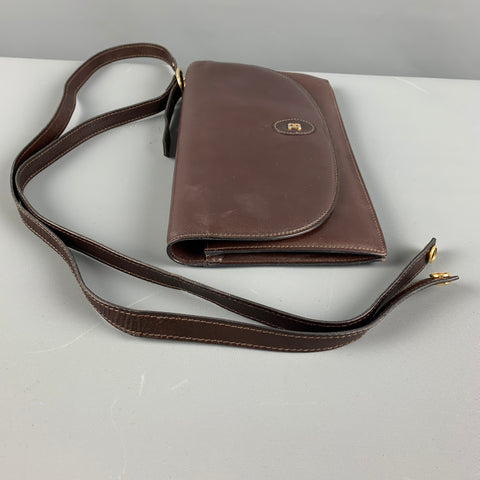 BALLY Brown Solid Shoulder Bag Handbag