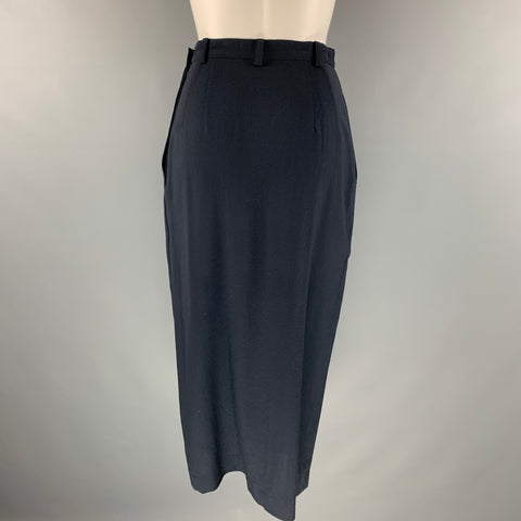 MATSUDA Size S Vintage Charcoal Wool Skirt Jacket Suit