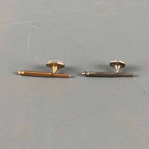 VINTAGE Silver Mother of Pearl Cuff Links