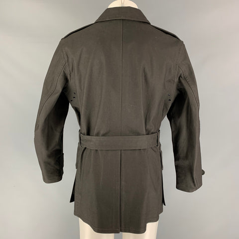 RRL by RALPH LAUREN Size M Olive Cotton Belted Coat