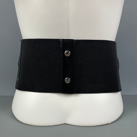 TORRID Size 2 Black Perforated Polyurethane Faux Leather Belt