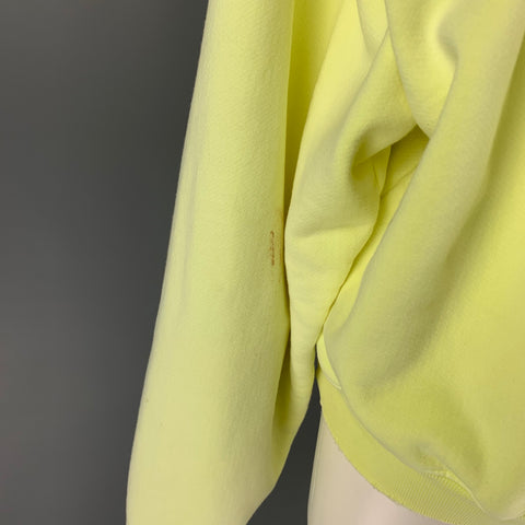 MADHAPPY Size S Yellow Cotton Sweatshirt Casual Top