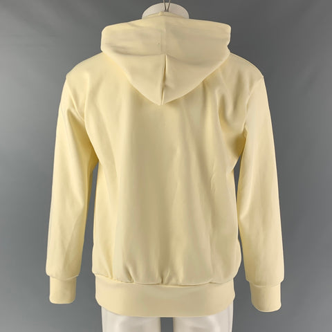 COMME des GARCONS PLAY Size L Beige Solid Polyester Hoodie Sweatshirt