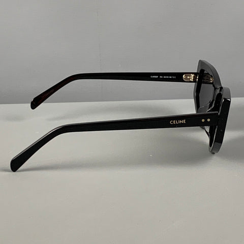 CELINE Black Acetate Besace Sunglasses