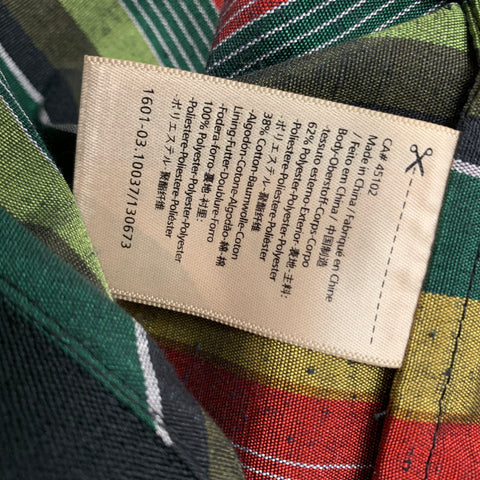 SCOTCH AND SODA Size XL Multi-Color Stripe Cotton / Polyester Bomber Jacket