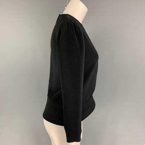 TOM FORD Taille M Veste en Viscose Acétate Noir