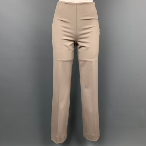 RALPH LAUREN Black Label Talla 2 Pantalón de vestir de lana color topo