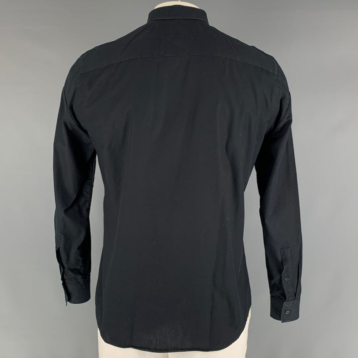 GIVENCHY Size L Black Cotton Long Sleeve Shirt