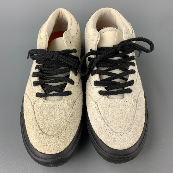 VANS x OUR LEGACY Size 9.5 White Suede Lace Up Sneakers