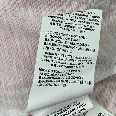 LOVE MOSCHINO Size 2 Red & White Cotton Cut Out T-Shirt