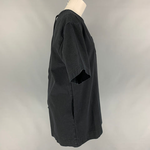 MARC JACOBS Taille S Robe droite en toile de coton noir