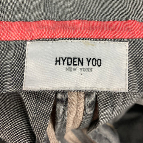 HYDEN YOO Size 33 Oatmeal Flat Front Dress Pants
