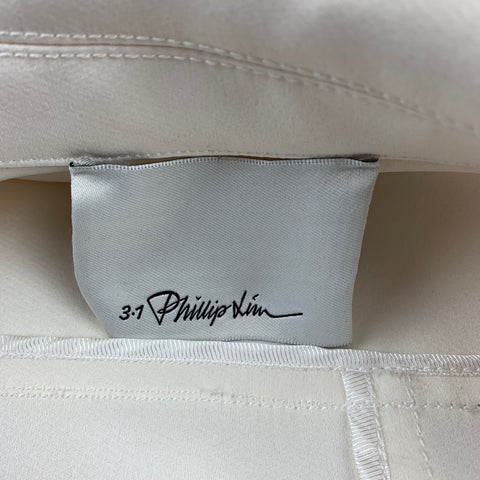 3.1 PHILLIP LIM Chaqueta bomber de poliéster blanco roto Talla L