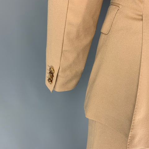 SUITSUPPLY Size 34 Camel Wool Single Breasted Suit
