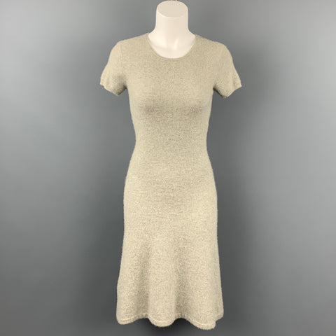 RALPH LAUREN Black Label Taille XS Robe en cachemire gris