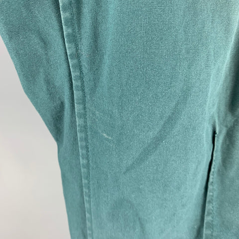ISABEL MARANT Size XL Teal Cotton Cargo Casual Pants