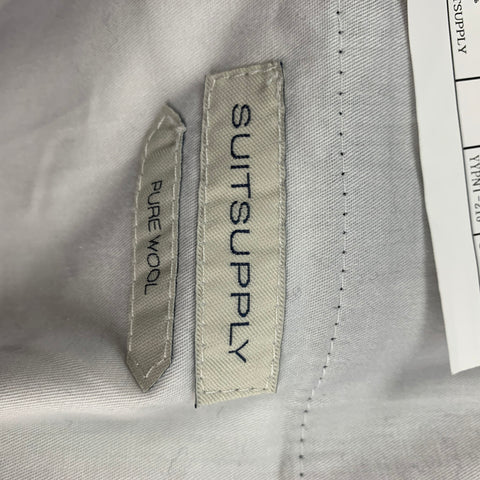 SUITSUPPLY Size 34 Navy Wool Zip Fly Dress Pants