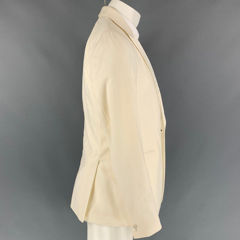 THEORY Fall 18 Size 40 Off White Wool Peak Lapel Sport Coat