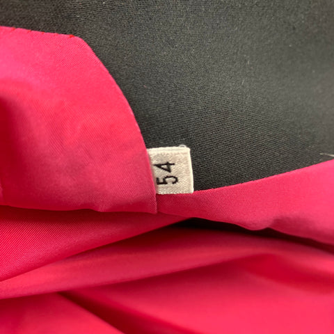 Vintage GIANNI VERSACE Deadstock Size 44 Black Pattern Cotton Blend Shawl Collar Tuxedo Suit