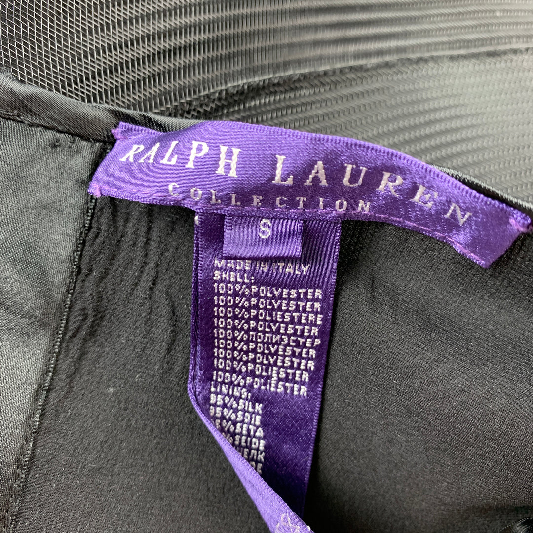 RALPH LAUREN Purple Label Size S Black Polyester Petticoat Skirt