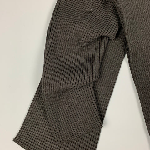 ANDERSON BELL Size S Black Knitted Wool Acrylic One Sleeve Scarf