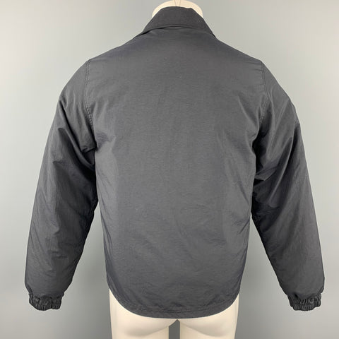 COMME des GARCONS x GANRYU Size M Black Nylon Snaps Jacket