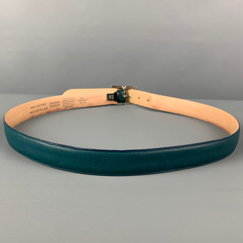TED BAKER Size 36 Teal Leather Belt